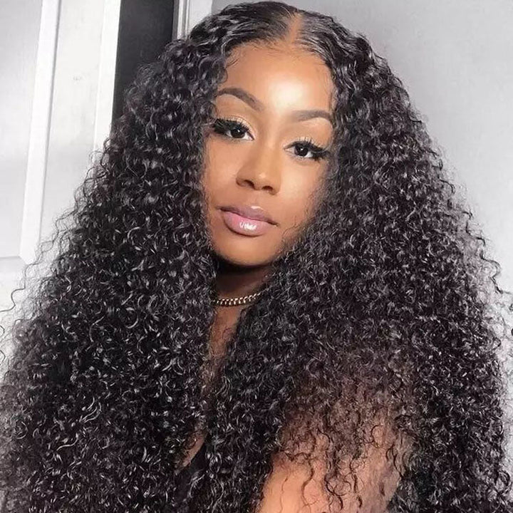 360 Lace Frontal Curly Wig With 100% Human Hair