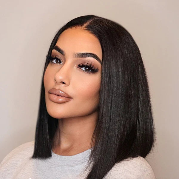 Short & Sassy Styles 5x5 Lace Closure Straight Bob Wig