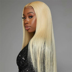 13x4 Lace Frontal 613 Blonde Straight Wig
