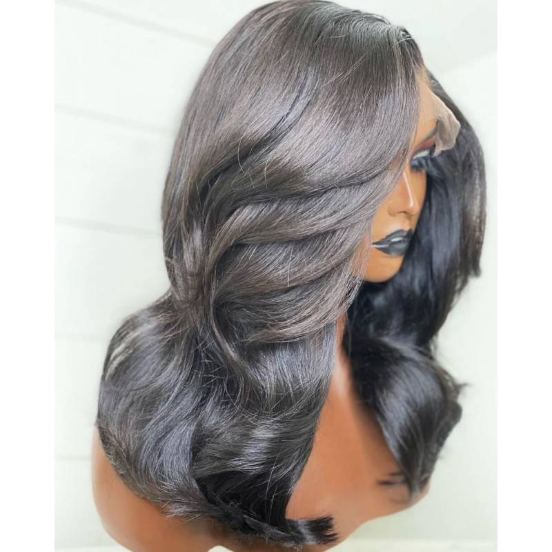 5x5 Lace Closure Realistic Body Wave Wig