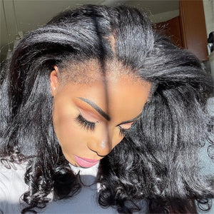 13x4 HD LACE FRONTAL REALISTIC KINKY HAIRLINE WIG