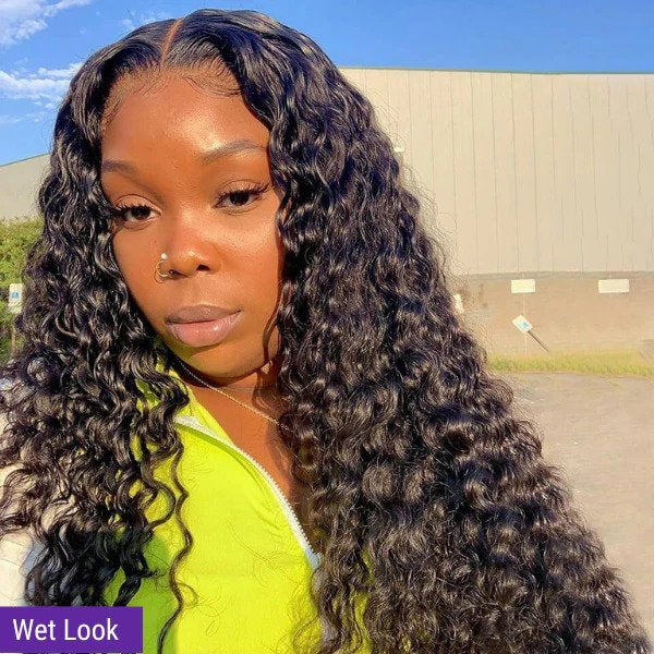 4x4 Lace Closure Glueless Deep Wave Wig | Beginner Friendly