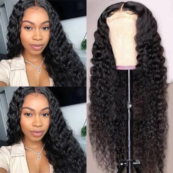 4x4 Lace Closure Glueless Deep Wave Wig | Beginner Friendly